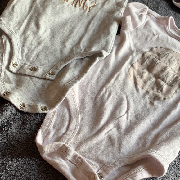 girls grey and pinks onesies - Picture 6 of 6